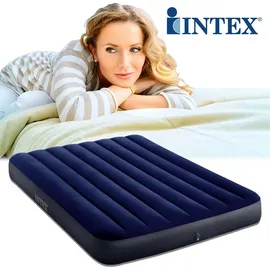 Intex DuraBeam Classic Downy Double Mattress Blau