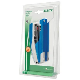 Leitz NeXXt WOW Heftgerät 5502 Halbstreifen 30 Blatt Blau 24/6, 26/6 Metall