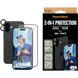 PanzerGlassTM 2-in-1 Schutz-Set für Apple iPhone 16