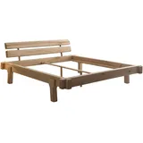SchlafKONTOR Inger Bett, Eiche massiv 180x200 cm