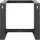 Intellinet Network Solutions Wandschrank 19" Open Frame 2 Stangen Flat Pack 9U Schwarz