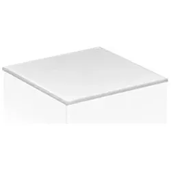Keuco Edition 11 Abdeckplatte 31320149001 36,1x3x52,4cm, Kristallglas Trüffel, klar, Unterseite lackiert