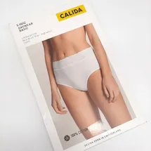 CALIDA Slip Damen Unterhose Taillenslip 100% Baumwolle, mit Spitze