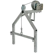 MÜBA Handwinde mit Gestell 20mtr. Seillänge
