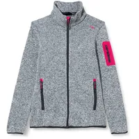 CMP - Knit-Tech-Jacke für Damen, Titan-Weiß-Fuchsia, D42