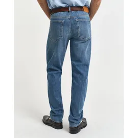 GANT Regular Fit Jeans Mid Blue Worn In 29 34