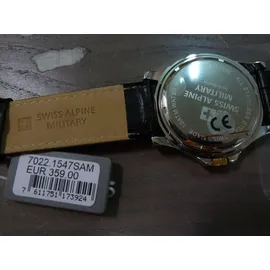 Swiss Alpine Military Herren Armbanduhr Leder 42,0 mm 7022.1547