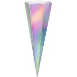 Brunnen Heyda Schultüten-Zuschnitt 69 cm silber irisierend