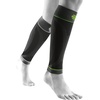Sports Compression Lower Leg, (x-long) Sleeve, Schwarz,