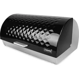 Maestro MR-1676BL Brotkasten, Schiebedeckel, Brot-und Gebäckaufbewahrungsbehälter, Elegantes Design, Edelstahl, Bread Box, Acero Inoxidable