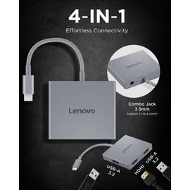 Lenovo USB-C 4 in 1 hub Gen2