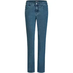 Slim-fit-Jeans ANGELS "DOLLY", Damen, Gr. 36, Länge 32, blau, Denim/Jeans, Obermaterial: 82% Baumwolle, 15% Polyester, 3% Elasthan, casual, straight fit, Jeans