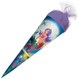 ROTH Schultüte 50cm rund Magische Meerjungfrau,