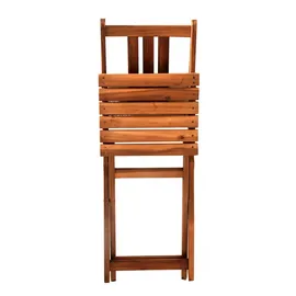 möbelliebling Balkonmöbel Set 6tlg. Akazie 2 Balkontische 60 x 60 cm BLOOM