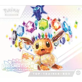 Pokémon Karmesin & Purpur Prismatische Entwicklungen Top-Trainer-Box