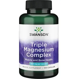 Swanson Triple Magnesium Complex 400 mg Kapseln 100 St.