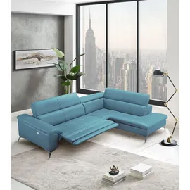 Egoitaliano "Martine, Multifunktionssofa mit Komfortfunktionen, edel und bequem", mit Ottomane, elektrischer Relaxfunktion und Kopfteilverstellung