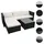 Mendler HWC-F57 Loungeset schwarz
