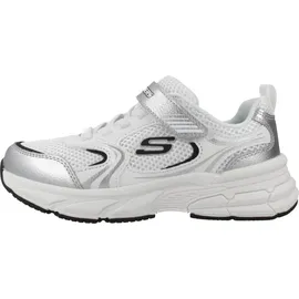 SKECHERS Retro Graph Kinder Weiß/Silber 30