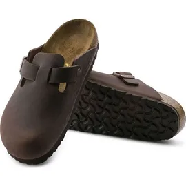 Birkenstock Boston Nubukleder geölt schmal habana 42