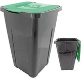 Centi Abfalltonne 50 l Schwarz