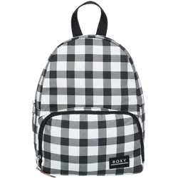 Tagesrucksack ROXY "Always Core Canvas", Damen, grau (anthrazit check me out big yw), Baumwolle, Rucksäcke