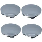4 Stück Radnabenkappen, Nabendeckel 60mm, ABS Radnabenabdeckung, Felgendeckel, Felgenkappen, Universal Auto Nabenkappen Zubehör für BMW Vw Mercedes Audi(OD 60 mm ID 56 mm)