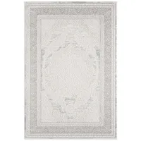 Carpet City Teppich Wohnzimmer - Grau, - 80x150 cm