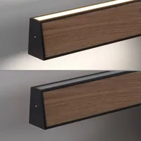 Pure E-Motion LED-Balken-Pendelleuchte, CCT, holz
