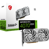 MSI GeForce RTX 4070 SUPER 12G Ventus 2X White OC, 12GB GDDR6X, HDMI, 3x DP (V513-642R)