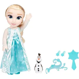Jakks Pacific Disney Frozen / Eiskönigin - "My Singing Friend Elsa & Olaf" - Elsa Puppe mit Sound - 38 cm