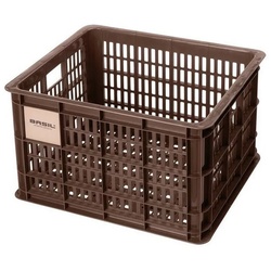 Basil Fahrradkorb Fahrradkasten Crate M braun, Kunststoff, 29,5ltr braun