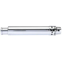 Gastro-Inox Edelstahlüberlaufrohr mit Filter, Länge 230mm