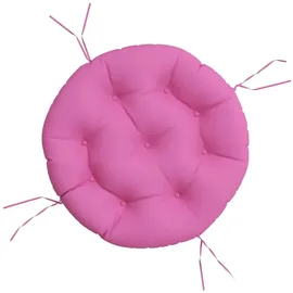 vidaXL Kissen Rund Ø 60 x 11 cm rosa 1 St.