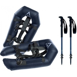 ABS A.BOVE Schneeschuh inkl. A.LONG Trekkingstöcke 2022 dusk - S/M