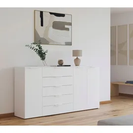 Rauch Kommode Flipp 200 x 100 x 42 cm Weiß