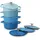Navaris Mini Cocotte Set Topf-Set 4-tlg. 4 x Gusseisen Mini Topf