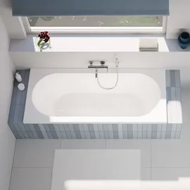 Evineo ineo5 Rechteck-Einbaubadewanne 80 x 180 cm (BE0768WH)