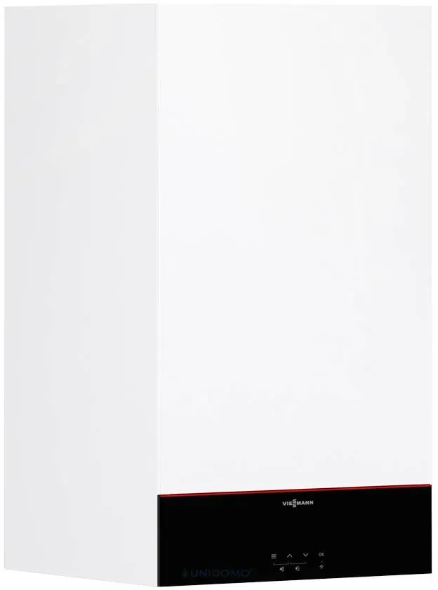 Viessmann Vitodens 100-W Gas-Brennwerttherme 3,2 - 25 kW, Abgas-Länge: ohne Abgas, Regelung: ohne Regelung, Speicher: ohne Speicher, Montagezubehör: ohne Montagehilfe