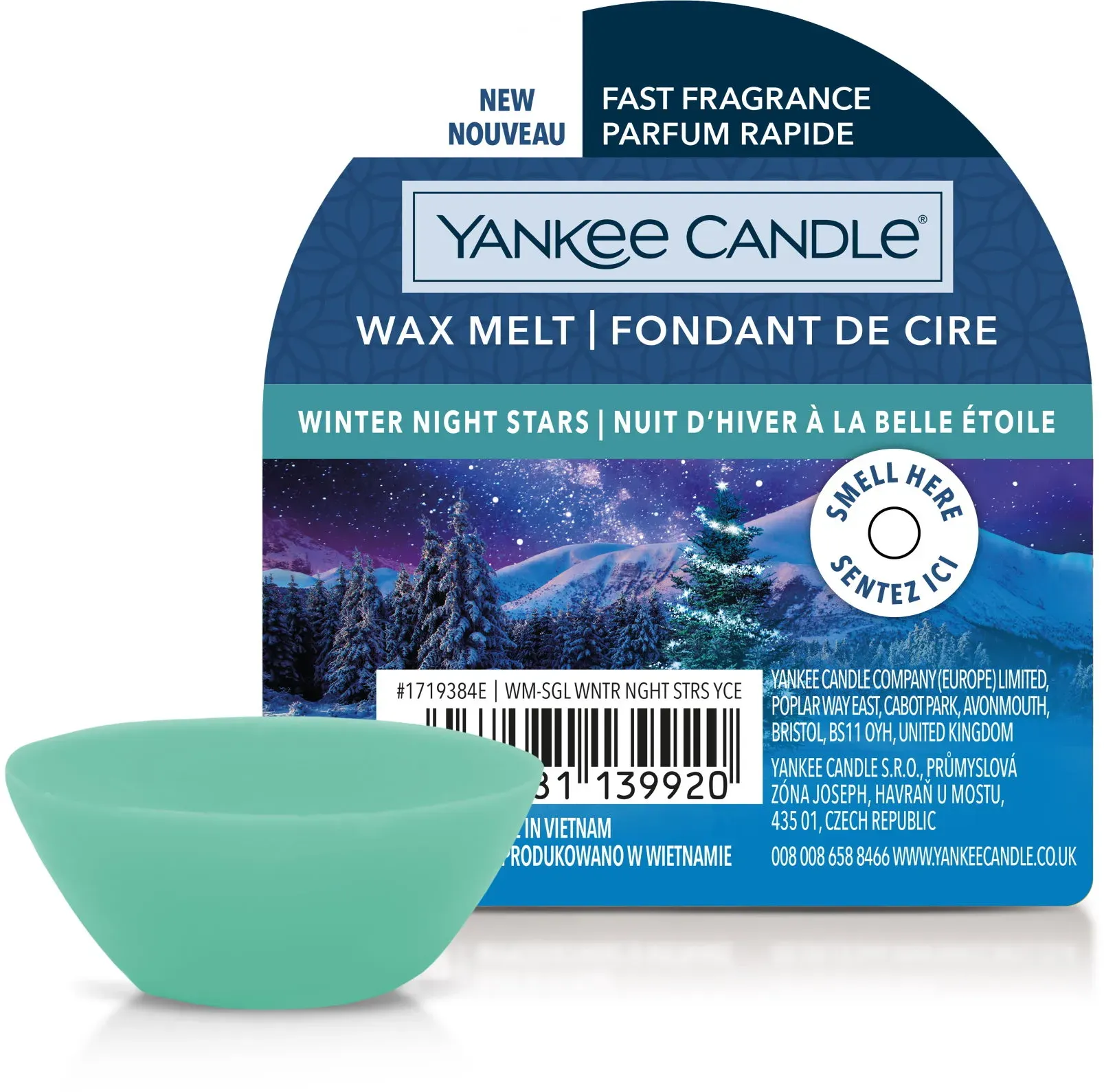 YANKEE CANDLE Wax Melt WINTER NIGHT STARS 22 g Duftwachs