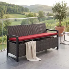 MCW F39-3 3er Sitzbank  ~  grau/bordeaux