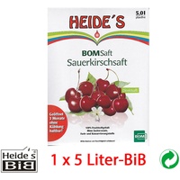 BOMSaft Sauerkirsche naturbelassen, 5 Liter-BiB - 1er-Pack