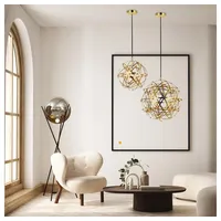 S`luce s.luce Atom Ø 70cm dimmbare LED-Pendelleuchte Metallkugel Pendellampe