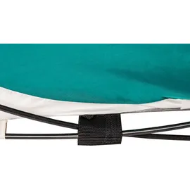 TRIZAND Strandmuschel Pop Up 190x120x86 cm Wind- und UV-Schutz Wurfzelt Kleines Pakcmaß Leicht Baby Kinder Erwachsene Blau-Grau 23856