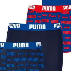 Puma Boxershort 6er Pack in Schwarz/Blau/Rot » Gr.: 158/164,