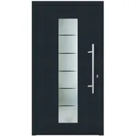 KNOCK Flügelüberdeckende Kunstoff-Haustür »Terra«, anthrazit - grau
