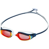 Aqua Sphere Schwimmbrille Marke Modell Schwimmbrille für Erwachsene Fastlane Marineblau Erwachsene