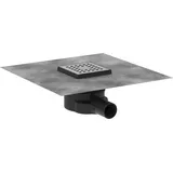 Hansgrohe RainDrain Point Komplettset Punktablauf Edelstahl gebürstet