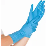 Franz Mensch Hygostar® Super High Risk Nitrilhandschuhe, puderfrei, Chemikalienschutz-Handschuh für Labor, Lebensmittelindustrie, Notfalldienste, 1 Packung = 50 Stück, Größe S