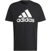 Adidas Essentials Single Jersey Big Logo T-Shirt Black / White M